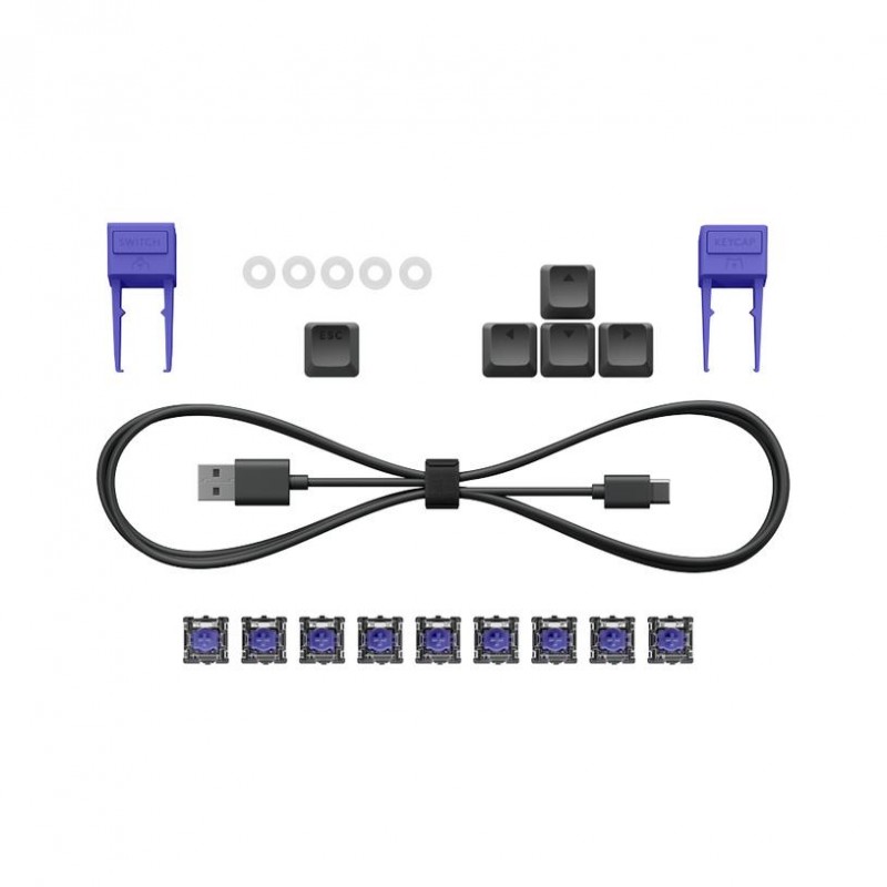 Геймърска механична клавиатура Logitech G512 X 75 - Dual Swap Analog/Mechanical Switch - Black