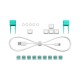 Геймърска механична клавиатура Logitech G512 X 75 - Dual Swap Analog/Mechanical Switch - White