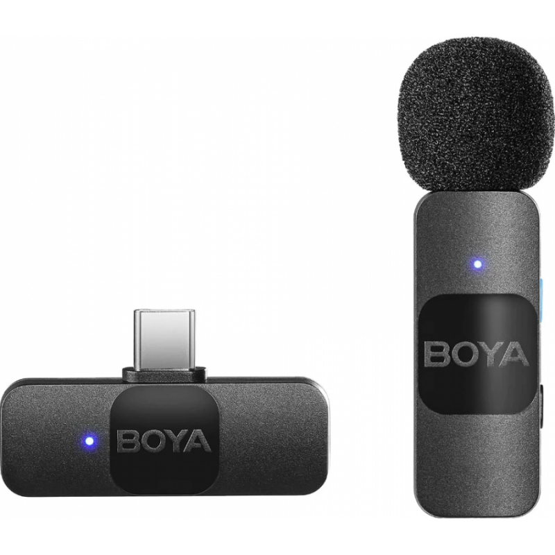 Безжична микрофонна система с ревер USB-C, BOYA BY-V10, BOYA-BY-BY-V10
