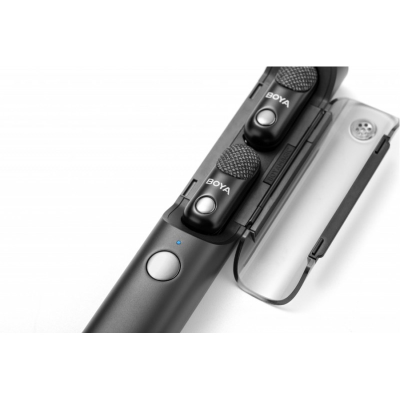 Безжична система микрофони All-in-One BOYA MAGIC 02 - Lightning + USB-C