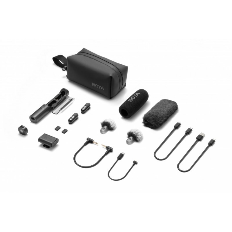 Безжична система микрофони All-in-One BOYA MAGIC 03 - USB-C