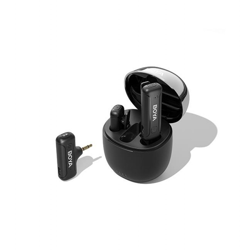 Безжична система микрофони BOYA Mini 2.4GHz, 3.5 mm, BOYA-BY-WM3T-M2