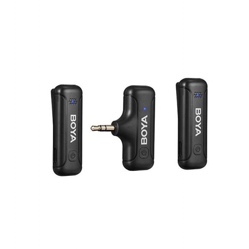 Безжична система микрофони BOYA Mini 2.4GHz, 3.5 mm, BOYA-BY-WM3T-M2