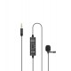 Микрофон брошка BOYA BY-M1S, 3.5mm жак, BOYA-BY-M1S