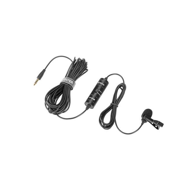Микрофон брошка BOYA BY-M1S, 3.5mm жак, BOYA-BY-M1S