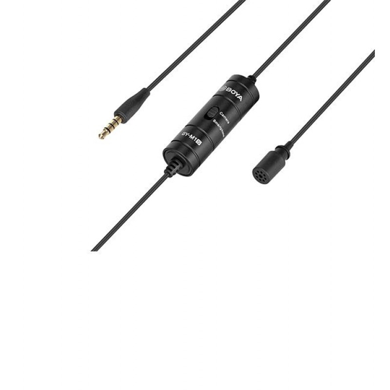 Микрофон брошка BOYA BY-M1S, 3.5mm жак, BOYA-BY-M1S