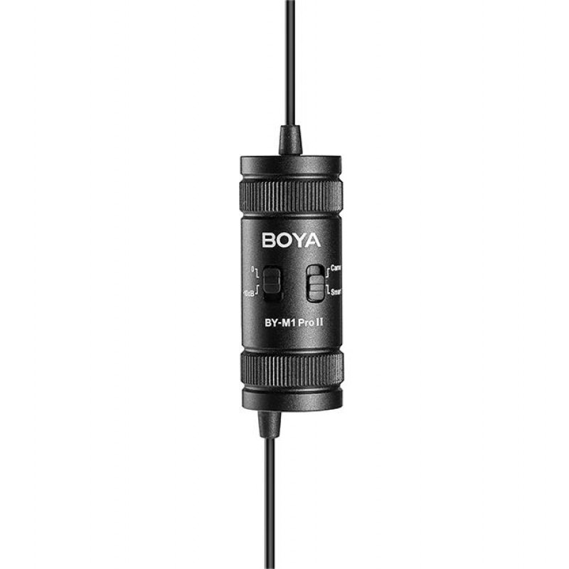 Микрофон брошка BY-M1 PRO II, 3.5mm жак, BOYA-BY-M1-PROII
