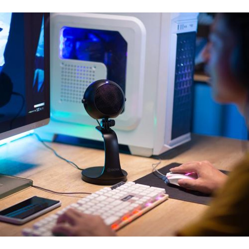 Настолен микрофон BOYA BY-PM300, 3.5mm/USB-C, BOYA-BY-PM300
