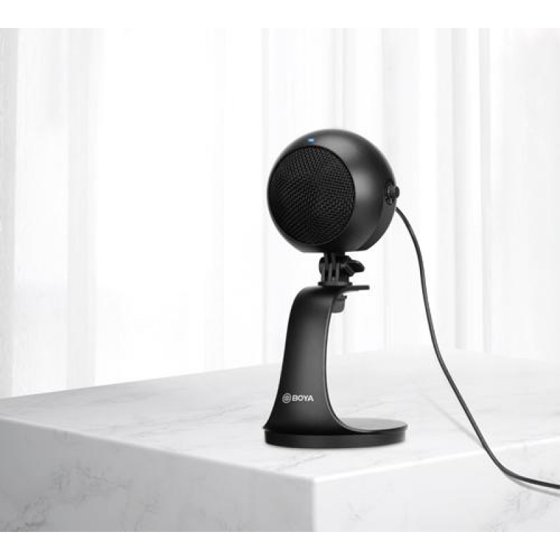 Настолен микрофон BOYA BY-PM300, 3.5mm/USB-C, BOYA-BY-PM300