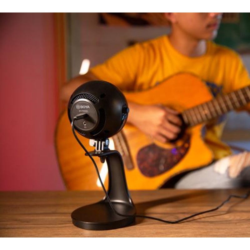 Настолен микрофон BOYA BY-PM300, 3.5mm/USB-C, BOYA-BY-PM300