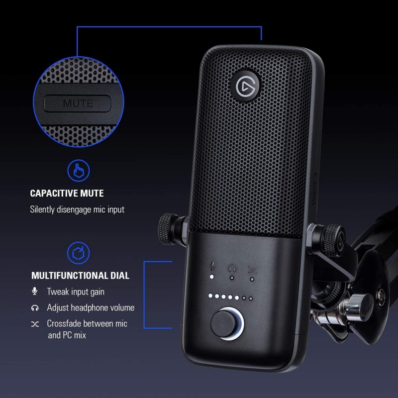 Настолен микрофон Elgato Wave 3-ELGATO-10MAB9901