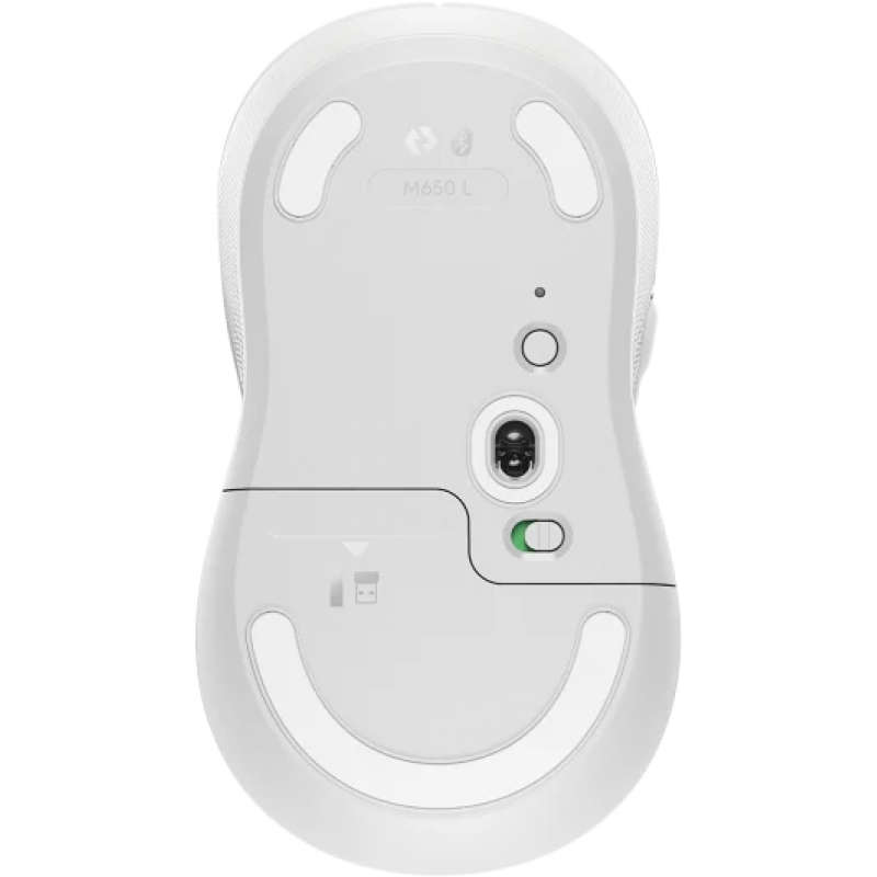 Безжична Мишка Logitech Off-white Signature M650, USB, LOGITECH-MOUSE-M650-WH