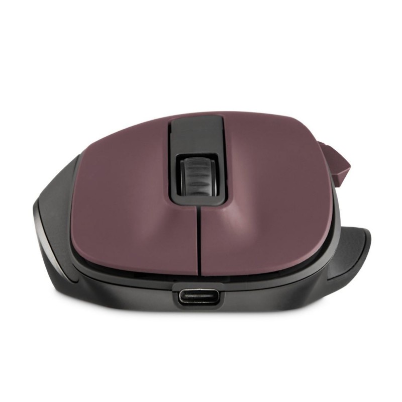 Безжична оптична мишка HAMA MW-500 Recharge , бордо, 6 бут.,800/1200/1600 dpi, безшумна, HAMA-173033