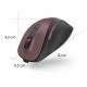 Безжична оптична мишка HAMA MW-500 Recharge , бордо, 6 бут.,800/1200/1600 dpi, безшумна, HAMA-173033