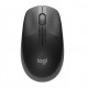 Безжична оптична мишка LOGITECH M190 Full-Size, USB, 1000 dpi, 3 бутона, Черен-LOGITECH-MOUSE-M190-BK
