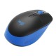 Безжична оптична мишка LOGITECH M190 Full-Size, USB, 1000 dpi, 3 бутона, Син, LOGITECH-MOUSE-M190-BL