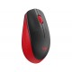 Безжична оптична мишка LOGITECH M190 Full-Size, USB, 1000 dpi, 3 бутона, Червен, LOGITECH-MOUSE-M190-RD