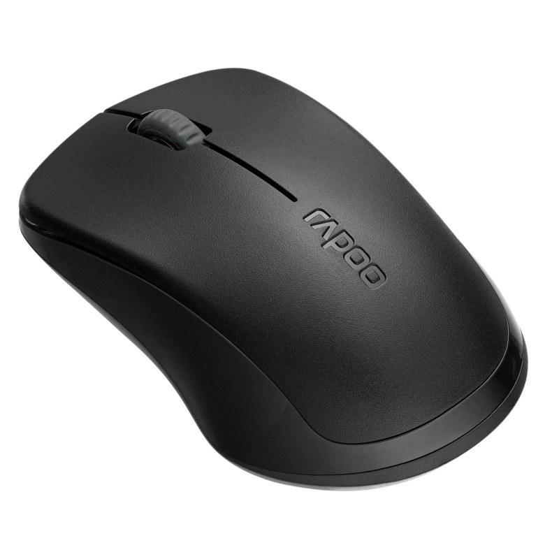 Безжична оптична мишка RAPOO 1680, Тиха, 2.4Ghz, Черна, RAPOO-14369