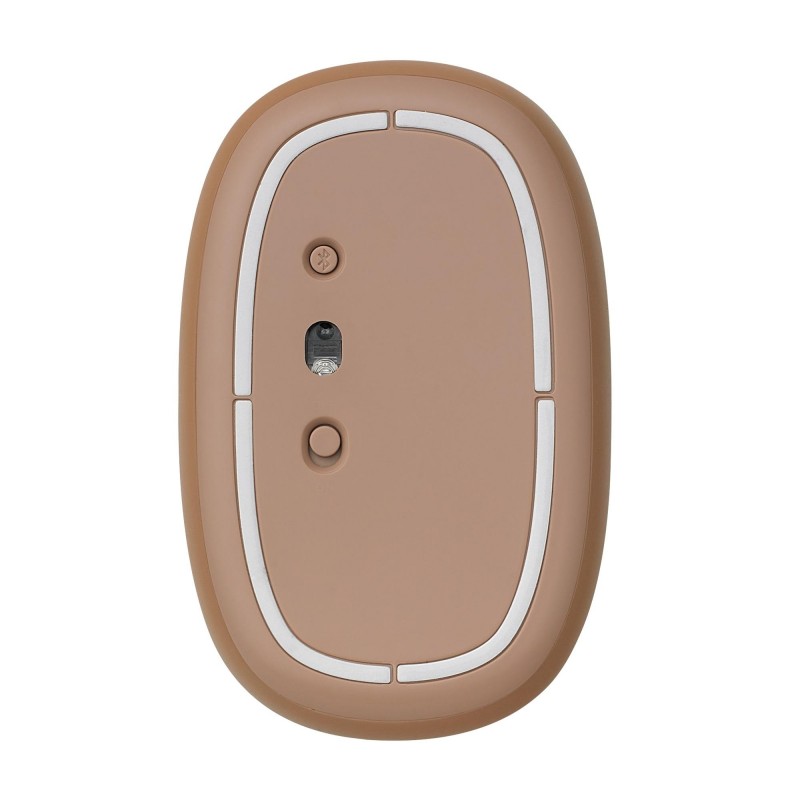 Безжична оптична мишка RAPOO M660, Multi-mode, Свързване с 3 у-ва, Тиха, Кафява, RAPOO-14381