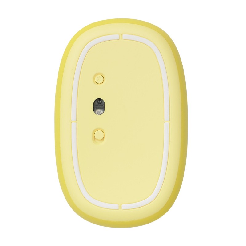 Безжична оптична мишка RAPOO M660, Multi-mode, Свързване с 3 у-ва, Тиха, Жълта, RAPOO-14382