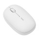 Безжична оптична мишка RAPOO M660, Multi-mode, Свързване с 3 у-ва, Тиха, Бяла, RAPOO-14384
