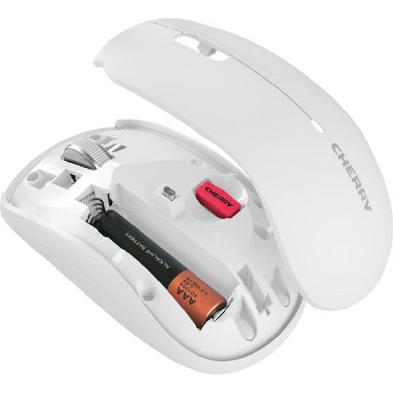 CHERRY MW 2200 Безжична мишка, 1300dpi,. 2.4Ghz,бяла, CHERRY-MOUSE-JW-T2200-0