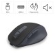 HAMA Безжична оптична мишка WM-500 Recharge , черна, 6 бут.,800/1200/1600 dpi, безшумна