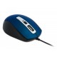 Оптична мишка DeLock, USB-A, 5 бутона , Синя, DELOCK-12621P
