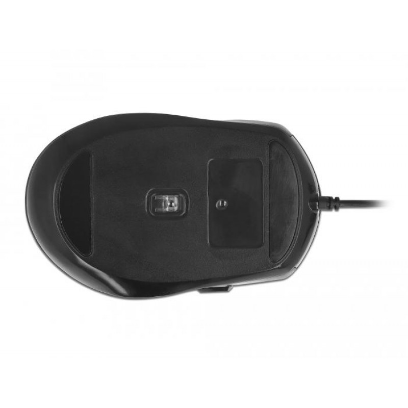 Оптична мишка DeLock, USB-A, 5 бутона , Синя, DELOCK-12621P