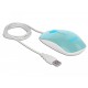 Оптична мишка DeLock, USB-A, Кабел 1.3 м, USB, 1200 dpi, Tюркоаз, DELOCK-12538P