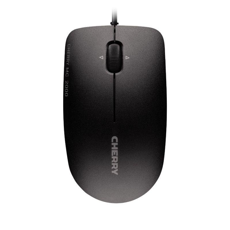 Жична мишка CHERRY MC 2000, 1600dpi, черна, USB-CHERRY-MOUSE-JM-0600-2