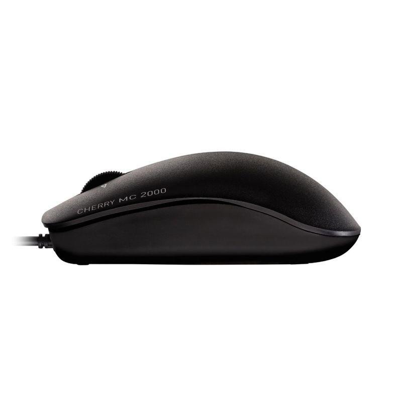 Жична мишка CHERRY MC 2000, 1600dpi, черна, USB-CHERRY-MOUSE-JM-0600-2