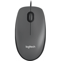 Жична оптична мишка LOGITECH M100, Черен, USB