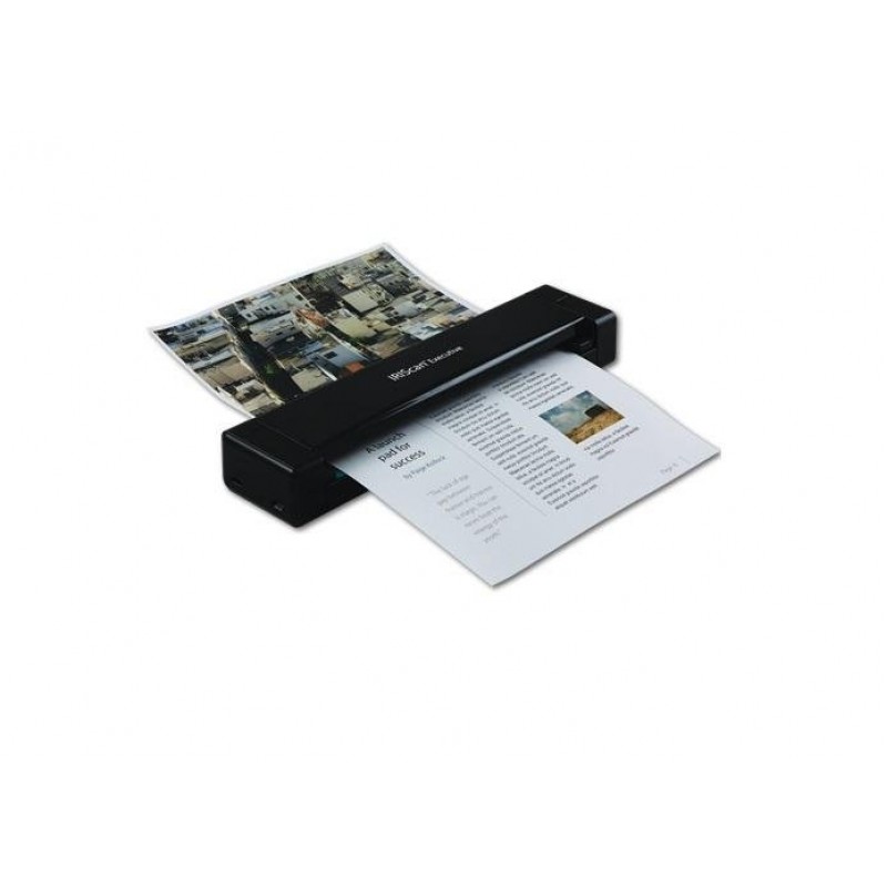 Преносим двустранен скенер IRIS IRIScan Executive 4, A4, USB 2.0, Черен, 8 стр/минута-IRIS-SCAN-EXEC4