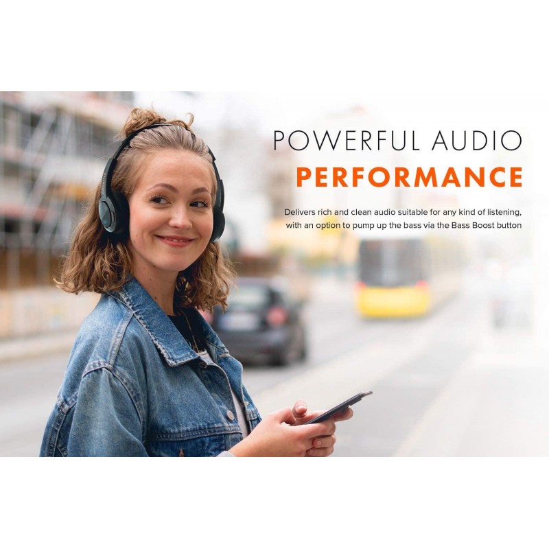 Слушалки CREATIVE Sound Blaster Jam V2 Bluetooth, Черен, CREAT-HEAD-JAM-V2