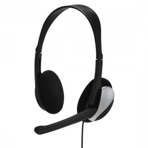 Слушалки HAMA Essential HS 200 139900, Микрофон, Черен