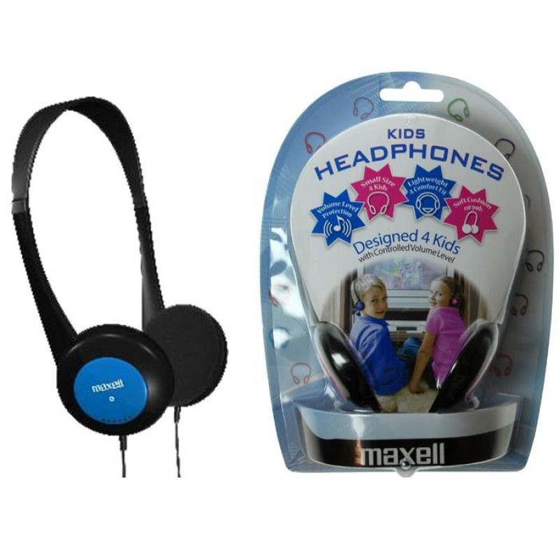 Слушалки MAXELL KIDS , малки наушници, Син-ML-AH-KIDS-BLUE