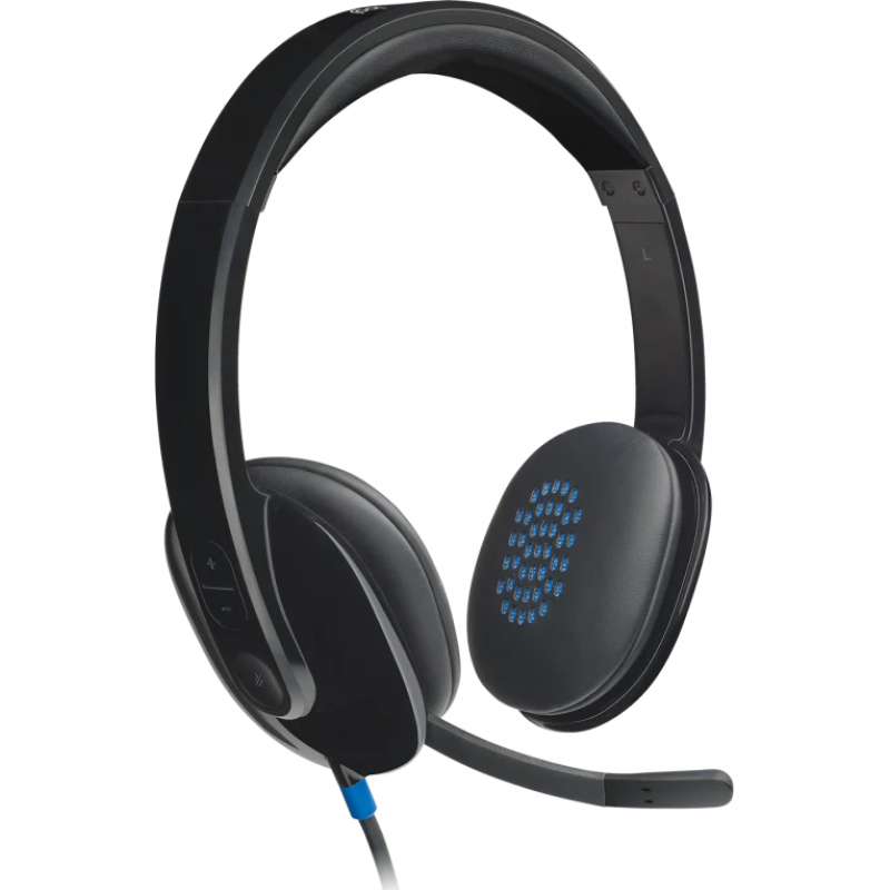 Слушалки с микрофон Logitech H540, USB, LOGITECH-HEAD-H540
