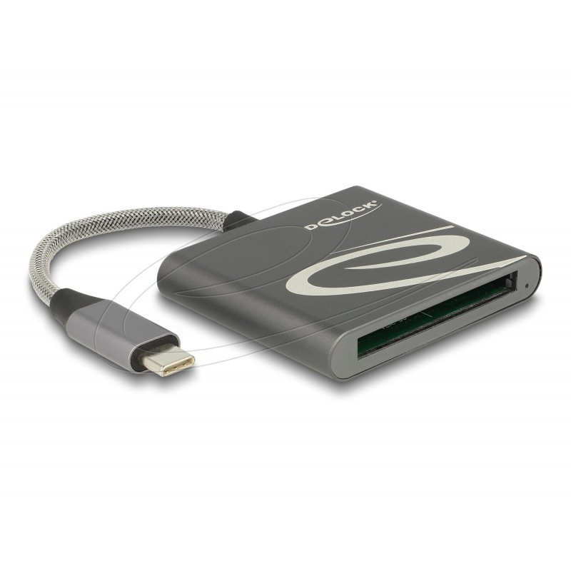 Четец Delock външен Card Reader for CFast 2.0 type I / II, USB Type-C, DELOCK-91745