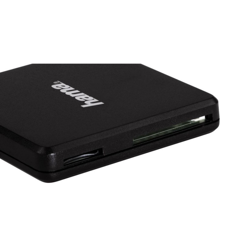 Четец за карти HAMA Multi, USB 3.0, SD/microSD/CF, 5 Gbps, Черен-HAMA-124022