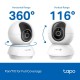 Домашна охранителна WiFi камера TP-Link Tapo C250, Pan/Tilt