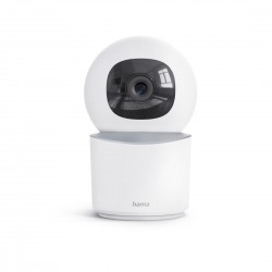 HAMA Wi-Fi камера, за закрити помещения, записваща, въртяща се, бяла