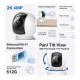 IP камера куполна TP-Link Tapo C222, 2560x1440@30fps, Pan/Tilt, H.264, microSD, Wi-Fi, аудио, RJ-45