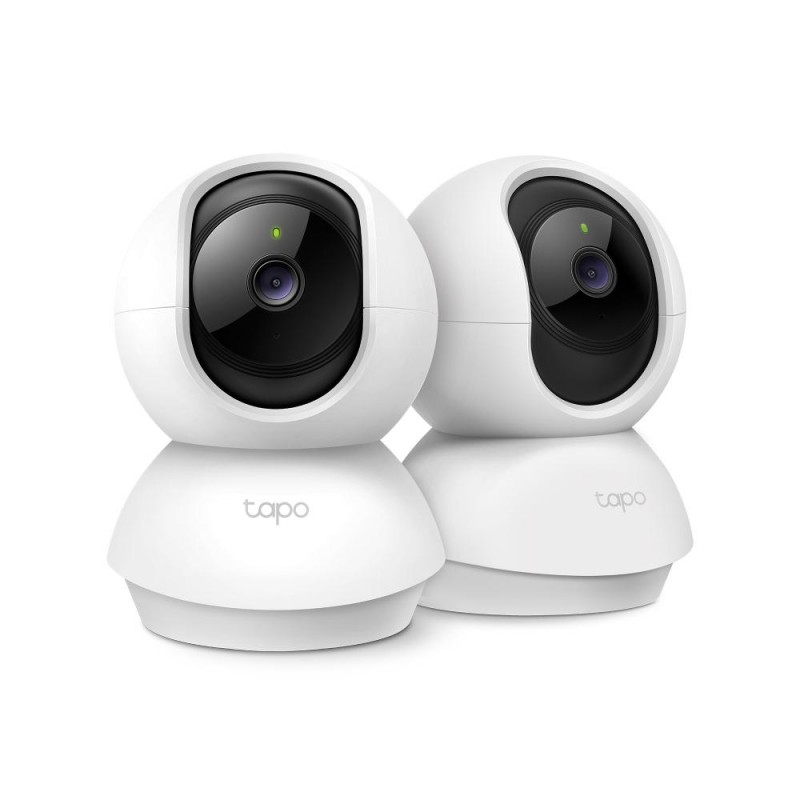 Охранителна WiFi камера TP-Link Tapo C210P2, 360°, Pan/Tilt - 2 Броя