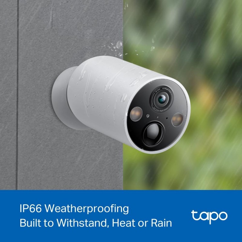 Охранителна WiFi камера TP-Link Tapo C425, Външен/вътрешен монтаж, WiFi, TP-TL-CAM-TAPO-C425