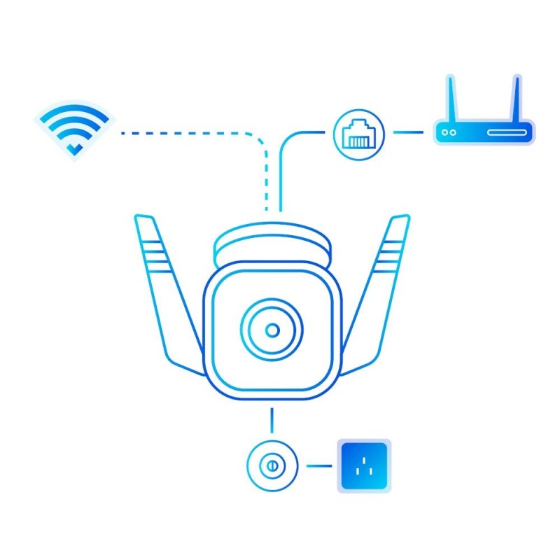 Външна охранителна WiFi камера TP-Link Tapo C310, TP-TL-CAM-TAPO-C310