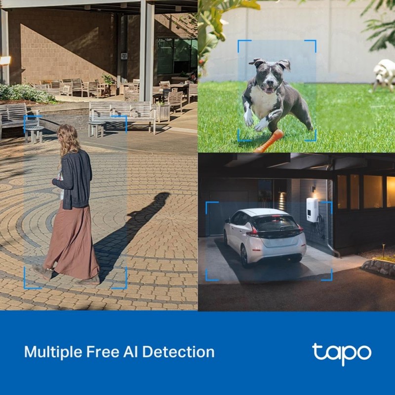 Външна охранителна WiFi камера TP-Link Tapo C520WS - 2K Pan/Tilt, TP-TL-CAM-TAPO-C520WS
