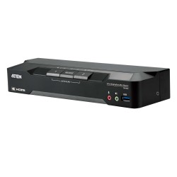 KVM превключвател, ATEN CM1942, 2-портов, USB, HDMI, DisplayPort, Mini-Matrix Boundless
