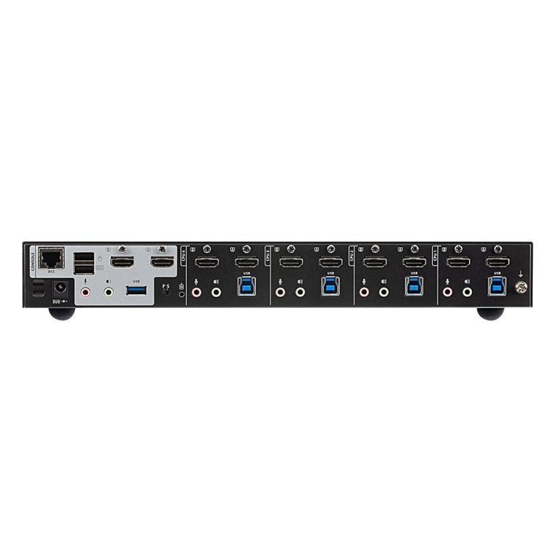 KVM превключвател ATEN CS1844-AT-G, 4 порта USB 3.0, За 2 HDMI монитора, ATEN-CS1844-AT-G