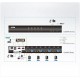 KVM превключвател ATEN CS1844-AT-G, 4 порта USB 3.0, За 2 HDMI монитора, ATEN-CS1844-AT-G